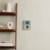 "Cellular" - Art Print in blue slate by Jennifer Morehead - In a Room