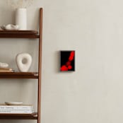 "Red Bokeh #1" - Art Print in Bright Red by Jonathan Brooks - In a Room