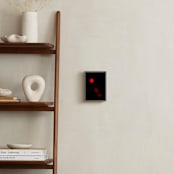"Red Bokeh #4" - Art Print in Bright Red by Jonathan Brooks - In a Room