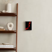 "Red Bokeh #2" - Art Print in Fire Red by Jonathan Brooks - In a Room