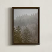 "Pine Forest" - Art Print in White by Crystal Lynn Collins - Framed