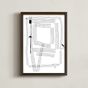 "Path of Life" - Art Print in Blackest Ink by Kisco Print Shop - Framed