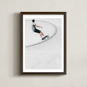 "Saint Skate 01" - Art Print in Slate by Asha Nahas - Framed