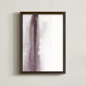 "Up for Air No.2" - Art Print in Dusty Aubergine by Michelle Lee - Framed