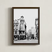 "Dublin II" - Art Print in Black & White by Becca Beers - Framed