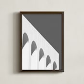 "Arches in black and white" - Art Print in Black and White by Alaric Yanos - Framed