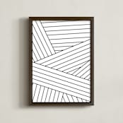 "Tension (Portrait)" - Art Print in Black and White by Jaime Derringer - Framed