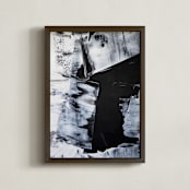 "Sketch 01" - Art Print in Black and White by Sara Kraus - Framed