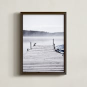 "Cool Summer II" - Art Print in Cool blue by Johanna Phillips Huuva - Framed