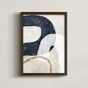 "Arched Assembly I" - Art Print in Stucco by Tanya Lee Design - Framed