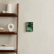 "Tropical Leaves" - Art Print in White by Alicia Abla - In a Room
