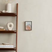 "Ordinarily Held" - Art Print in Orange Accent by Amy Moen - In a Room