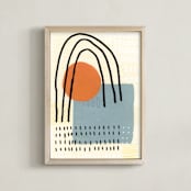 "The Clearing" - Art Print in Birch by Calee A.H. Cecconi - Framed