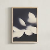 "Emerging" - Art Print in Light by Karen Kardatzke - Framed