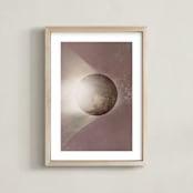 "Explore" - Art Print in Dust by Anna Joseph - Framed