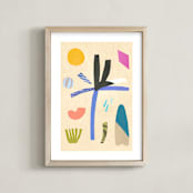"over the ocean" - Art Print in Beach by Sumak Studio - Framed