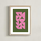 "centered" - Art Print in Garden by Beth Vassalo - Framed