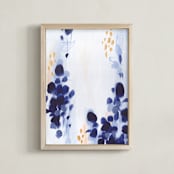 "Bluebonnets I" - Art Print in Bluebonnet by Holly Whitcomb - Framed