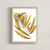 "kelp print 002" - Art Print in seaweed by aeryn donnelly design - Framed