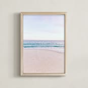 "Cabo Calm" - Art Print in Blush by LindseyErin - Framed