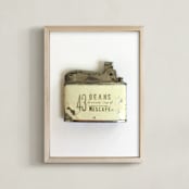 "In Every Cup" - Art Print in Vintage Neutral by Kinga Subject - Framed
