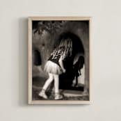"What's Inside" - Art Print in Black and White by AMANDA LOMAX - Framed