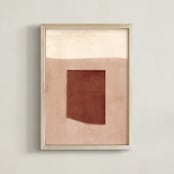 "Playground II Desert" - Art Print in desert by Kamala Nahas - Framed