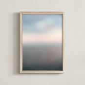 "Cotton Candy Lite" - Art Print in Dusk by AMANDA LOMAX - Framed
