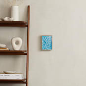 "Fern Fossil" - Art Print in Blue Sky by Lindsay Megahed - In a Room