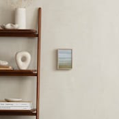 "Seaside triptych" - Art Print in Bright Mint by Lying on the grass - In a Room