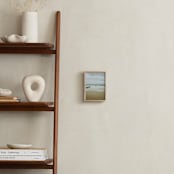 "Seaside triptych III" - Art Print in Bright Mint by Lying on the grass - In a Room