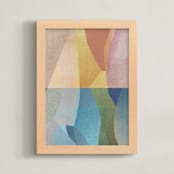 "Under the Surface II" - Art Print in Interior by Sumak Studio - Framed