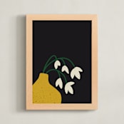 "Moussonnerie I" - Art Print in Black by Alex Roda - Framed
