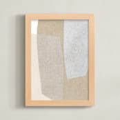 "Sunshine Wicker II" - Art Print in Limoncello by Carrie Moradi - Framed