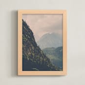 "The Other View" - Art Print in Evergreen by Melissa Walls - Framed