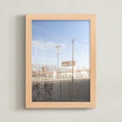 "Retro" - Art Print in Southwest Sky Blue by Hannah E Palmer - Framed