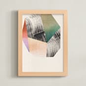 "Unexpected Crystals II" - Art Print in Sandstone by Sumak Studio - Framed