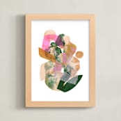 "botanical storm" - Art Print in garden by Carrie Moradi - Framed