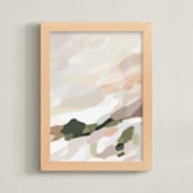 "Every Summer II" - Art Print in Olive by Melanie Severin - Framed