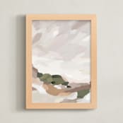 "Every Summer I" - Art Print in Olive by Melanie Severin - Framed
