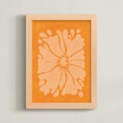 "Vibrance No. 1" - Art Print in Vibrant Gold by ThirtyOne Illustrations - Framed