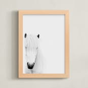 "Dalla" - Art Print in white by Irene Suchocki - Framed