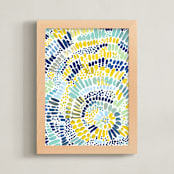 "Sun Drops 2" - Art Print in Multicolored by Holly Royval - Framed