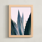 "Agave Daydreams" - Art Print in Agave Green by ALICIA BOCK - Framed