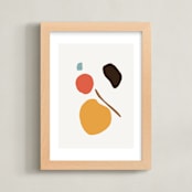 "Come Home" - Art Print in sunny yellow by Svitlana Martynjuk - Framed