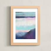 "Twilight Shimmer" - Art Print in Twilight Blue by AlisonJerry - Framed