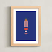 "Les Allemandes III" - Art Print in Happy by Alex Roda - Framed