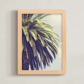 "Beverly Hills" - Art Print in Tropical green by Ann Hudec - Framed