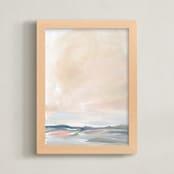 "Mellowland I" - Art Print in lavender fields by Lindsay Megahed - Framed