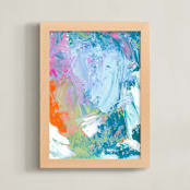 "On Cloud Nine" - Art Print in Cloud by Jenny Partrite - Framed